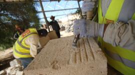 ترميم دير القديس هيلاريون وسط قطاع غزة