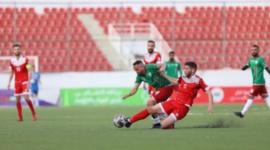 جانب من مباراة البيرة والأمعري