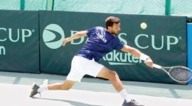 لاعب التنس الأرضي الأردني موسى القطب