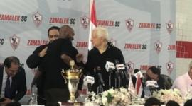 شيكابالا مع رئيس نادي الزمالك مرتضى منصور
