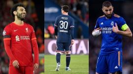 ميسي وصلاح وبنزيما