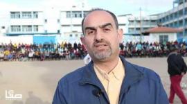 مباراة لكرة القدم قبل الإفطار خلال شهر رمضان في مخيم للاجئين برفح