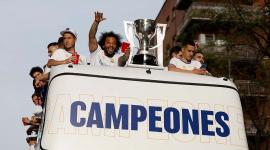 مارسيلو في احتفالات ريال مدريد