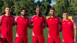 الرباعي الفلسطيني المحترف في الدوري المصري مع عبد اللطيف البهداري في المعسكر