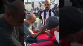 بطولة لمصارعة الذراعين في غرة