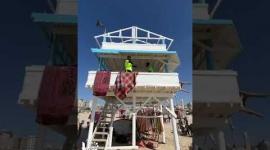 "حراسُ الشاطئ" يكافحون لحفظ المواطنين من الغرق ببحر غزة