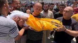 تشييع 5 أطفال ارتقوا أمس بمجزرة للاحتلال بمنطقة الفالوجا شمال قطاع غزة