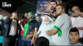 الأسير القسامي أمجد السايح من نابلس حر بعد اعتقال ٢٠ عامًا