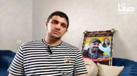إسماعيل إبن الشهيد بهاء أبو العطا تلقى النتيجة بين قبر أمه وأبيه