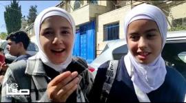 لجنة أولياء أمور مدارس الإيمان توزع المنهاج الفلسطيني على الطلبة بالقدس
