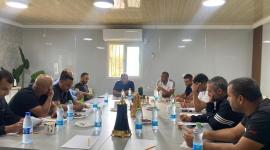 جانب من اجتماع مجلس محلي عرعرة السبت