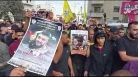 تشييع مهيب للشهيد تامر الكيلاني بنابلس