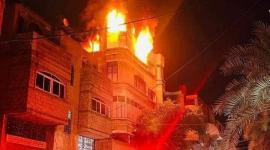 حريق جباليا