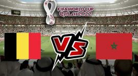 مباراة المغرب وبلجيكا
