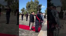 بذكرى حرب 2008.. وضع إكليل من الزهور على النصب التذكاري لشهداء داخلية غزة