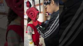 فتيات يتعلمن الملاكمة في غزة