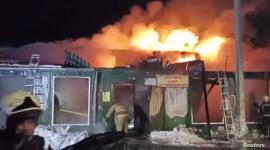 حريق في روسيا