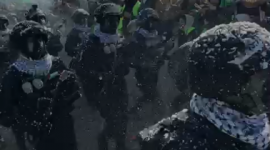 استقبال بهيج لعناصر الجوقة القسامية في حفل انطلاقة حركة حماس في غزة