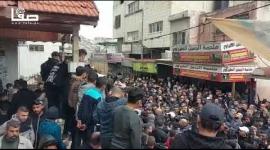 تشييع جثمان الشهيد أحمد أبو جنيد في نابلس