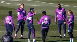 جانب من تدريبات ريال مدريد
