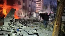 قصف دمشق الليلة