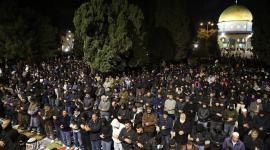 صلاة التراويح في المسجد الأقصى المبارك