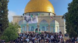 الأجواء داخل المسجد الأقصى بعد صلاة العيد