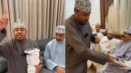 مواطن عماني يوزع أجهزة ايفون على ضيوفه احتفالا بخسارة ريال مدريد