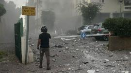 قصف شقة اياد الحسنـ.ـي