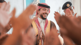 شاهد بالصور حمام العريس لـ ولي العهد الأردني الأمير الحسين بن عبدالله الثاني