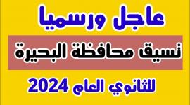 تنسيق الثانوية العامة 2023 2024 محافظة البحيرة رسمياً