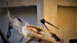 طائرة استطلاع تم إسقاطها من سماء المخيم