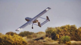 طائرة مسيرة في سماء غزة