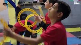 "السيرك".. رياضة محفوفة بالمخاطر تشق طريقها في غزة