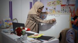 خريجة بالنصيرات تنشئ روضة إلكترونية مجانية