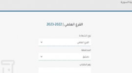 بالاسم  .. نتائج التكميلي سوريا 2023 ورقم الاكتتاب موقع وزارة التربية moed.gov.sy