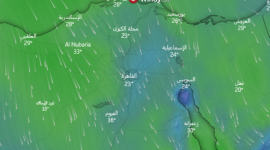 تتبع إعصار دانيال مباشر (خرائط تفاعلية لسرعة الرياح والأمطار)