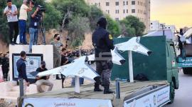 سرايا القدس تعرض طائرات مُسيرة خلال مسير لها بمناسبة انطلاق حركة الجهاد الإسلامي الـ "36"