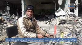 مواطن من مخيم الشاطئ يعيد فتح ورشته المدمرة بفعل العدوان لتأمين قوت عائلته