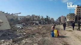 دمار واسع بعد انسحاب قوات الاحتلال من مناطق النصر والكرامة والسودانية شمال غربي مدينة غزة