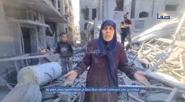 شهادات من مكان تدمير طائرات الاحتلال مربعًا سكنيًا في منطقة الفاخورة شمالي قطاع غزة