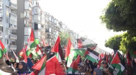 مظاهرة في إسطنبول تنديدًا بالعدوان الإسرائيلي على غزة