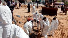 انتشال رفات شهداء في غزة - أرشيفية