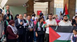 وقفة احتجاجية في جامعة بغداد نصرة لغزة ودعمًا للحراك الطلابي العالمي