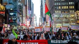 اعتقال ناشطين في نيويورك خلال مظاهرة مناهضة للعدوان على غزة