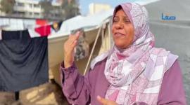 "حلمي حيط أسند ظهري عليها".. سيدة من بيت لاهيا تروي جانبًا من حياة النزوح بمخيم اليرموك في مدينة غزة