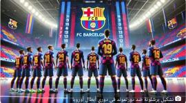 تشكيلة برشلونة اليوم