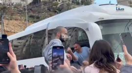 وصول الأسرى الذين أفرج عنهم ضمن الدفعة الثانية من صفقة التبادل