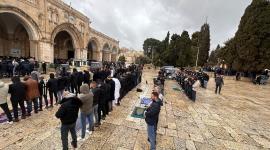 40 ألفًا يؤدون صلاة الجمعة في المسجد الأقصى