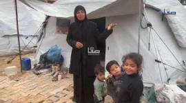 مصرية متزوجة من فلسطيني لديها 8 أطفال تعيش ظروفًا صعبة